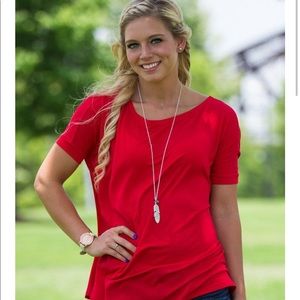 Piko Short Sleeve Scoop Neck Shirt